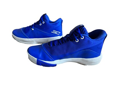 Under Armour SC 3Zero4 Blue Unisex Basketball Shoes M10.5/W12 Code 3023917400