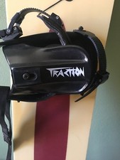 burton CRAZY DOG tavola snowboard  attacchi  fraction vintage 1990