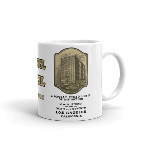 Taza de cerámica blanca Hotel Cecil Los Angeles, True Crime, también conocida como Horror Hotel - Imagen 2 de 7