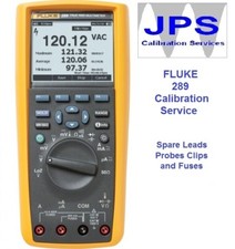 Fluke 289 Multimeter Calibration Service Test Leads Probes Clips and Accessories