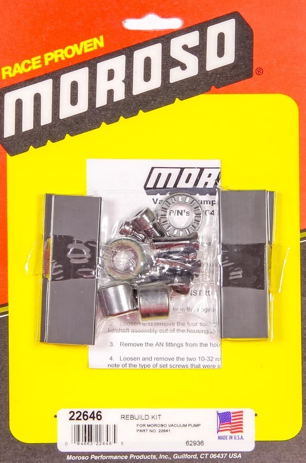 Moroso 22646 4 Vane Vacuum Pump Service Kit eBay