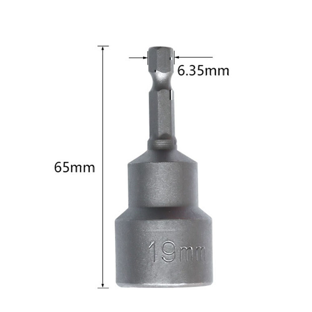 19mm Caravan Leg Winder Hexagon Socket Adaptor for Drill