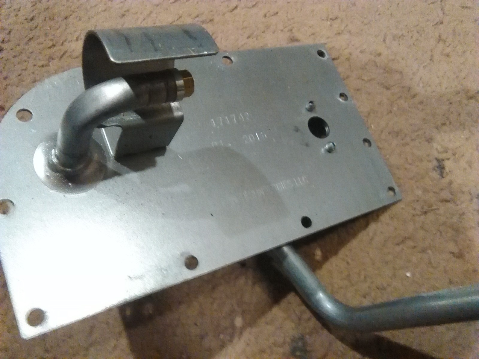 SUBURBAN AIRXCEL FURNACE SF-30FQ GAS LINE W/ VALVE 161122 & MANIFOLD 171742