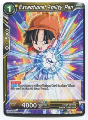 DBS Dragon Ball Super Exceptional Ability Pan #BT11-110 UC Near Mint