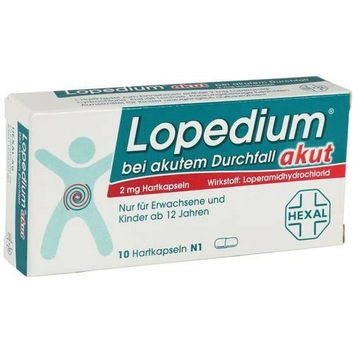 HEXAL AG 3x LOPEDIUM akut bei akutem Durchfall 10 Hartkapseln PZN: 1939446