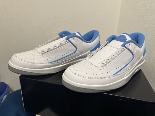 AIR Jordan 2 Low UNC White/Blue NEW DV9956 104 SIZE 13 MENS sz UNIVERSITY - Picture 4 of 8