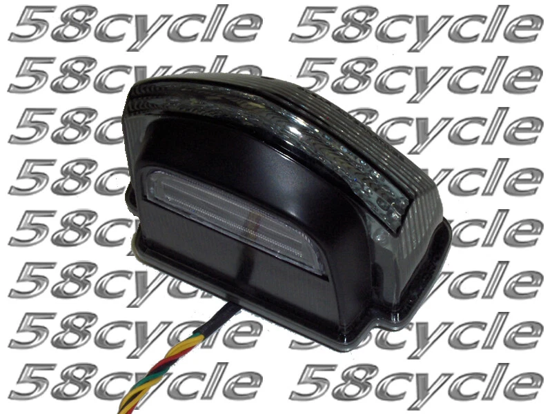 07-12 CBR 600RR LED HUMO Luz Trasera Luz Señal Trasera Integrada SECUENCIAL Foto 2 de 3
