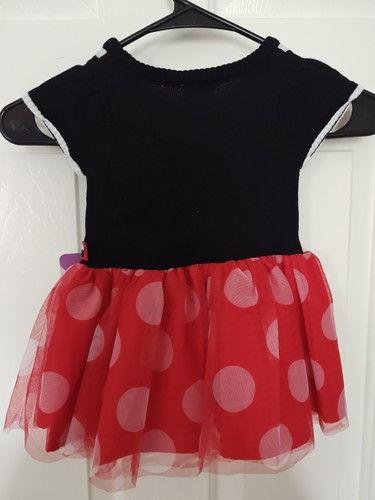 Disney Baby Girl Minnie Mouse 18 M Dress 1st Birthday Party Vacation Park Travel - Picture 3 of 5