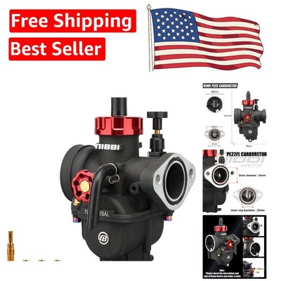 22mm Carburetor with Installation Guide for 125cc-140cc Dirt Bikes/Motorcycles