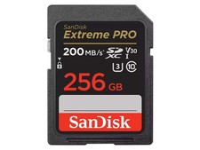 SanDisk Extreme PRO 256 GB Class 3/UHS-I U3 V30 SDXC SDSDXXD256GANCIN