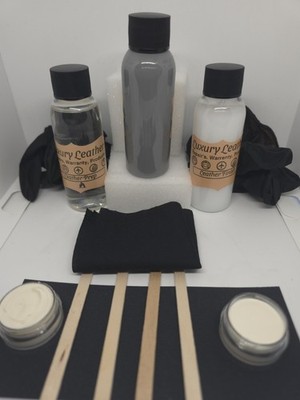 Leder Reparaturset für Möbel Sofa Autositz, Schrammen, Risse Löcher hellgrau 50ml