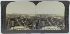 Stereoview Card 29585 T View North from Smith building Seattle's Finest Business