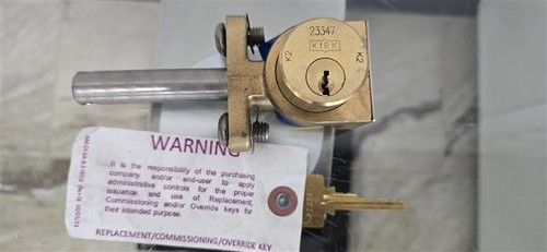 Kirk SO22-94807 Key Interlock Lock Mechanism With Key 23347 -35P - Picture 2 of 4