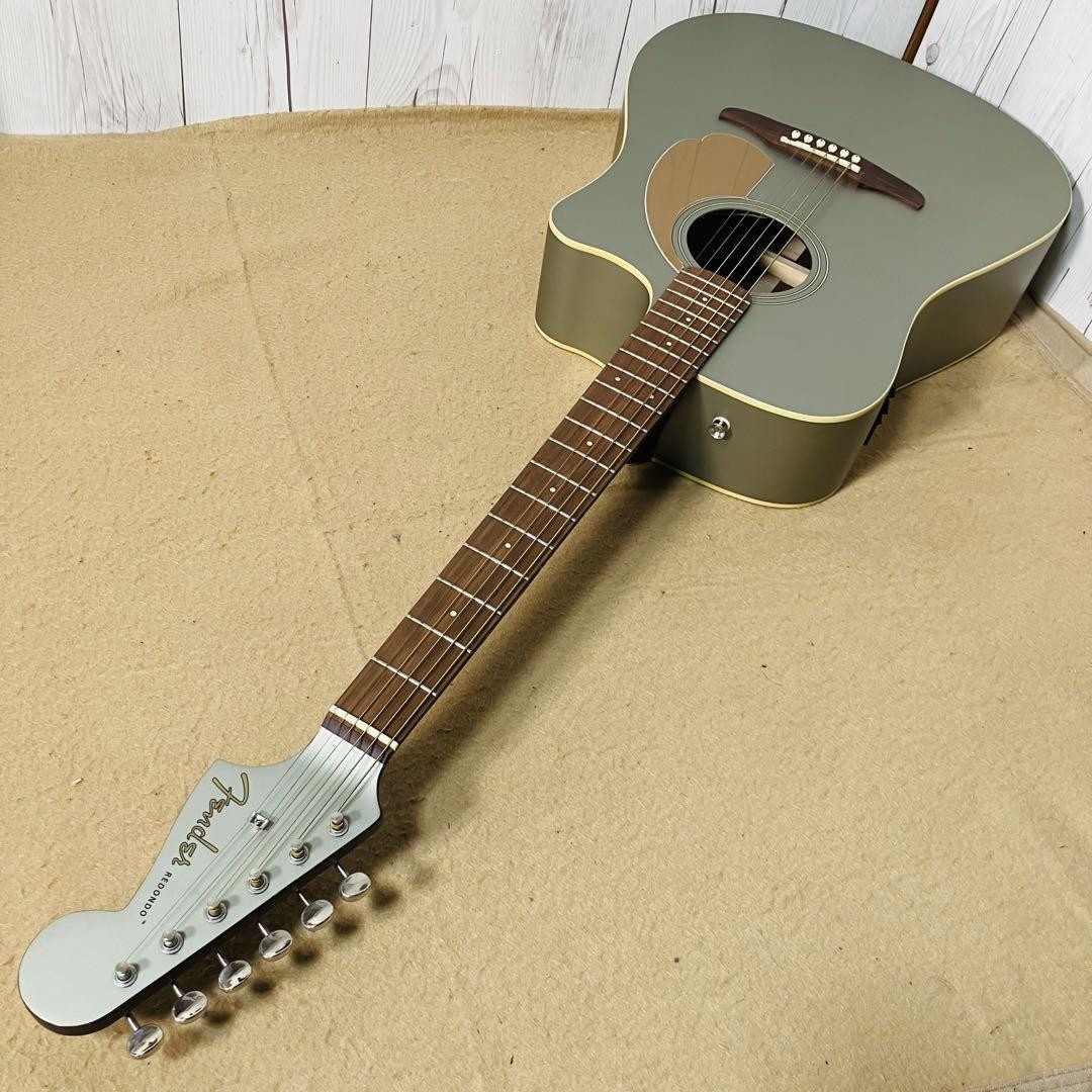 Electric Acoustic Guitar Fender Redondo Player SLT WN