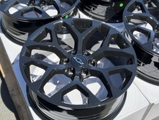 22 Snowflake Black 6x5.5 Chevrolet Wheels 1500 Silverado Tahoe Set Of 4 Rims