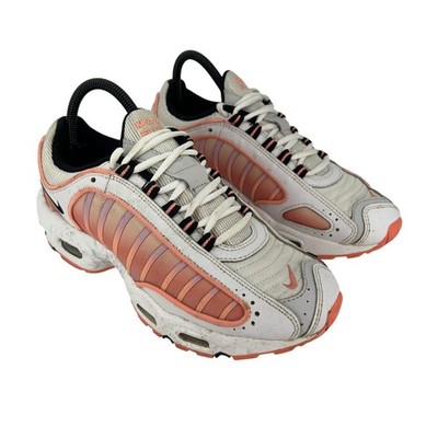 Nike Air Max Tailwind IV Shoes Womens Size 9 White Orange Sneakers CK2613-100