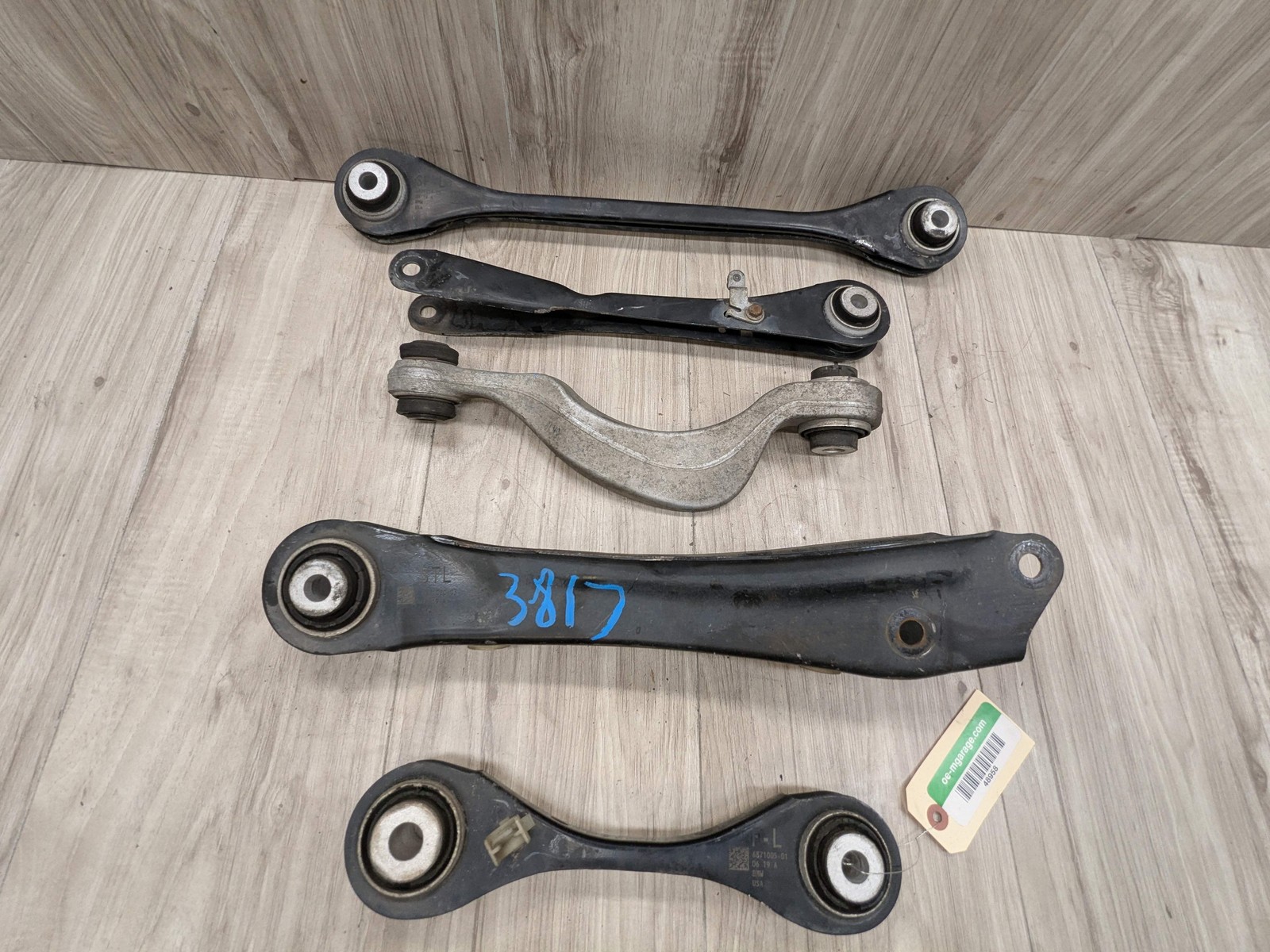 18-24 OEM BMW G01 G02 X3 X4 REAR Left Driver Side Upper Lower Control Arm SET