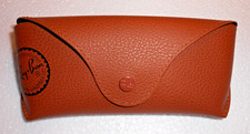 CUSTODIA ASTUCCIO PORTA OCCHIALI RAY-BAN - ORIGINALE- COLOR MARRONE USATA