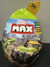ZURU Max Dino Adventure 238pc Building Set Dinosaur & Vehicle Toy Egg 2023 NIB