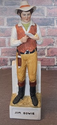 McCormick Bourbon Whiskey Limited Edition Jim Bowie Americana Porcelain Decanter