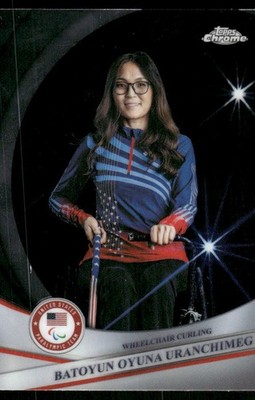 2026 Topps Chrome US Olympic Paralympic Team Hope #181 Batoyun Oyuna Uranchimeg