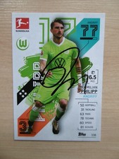 Maximilian Philipp autograph signed TC Topps Bundesliga "VFL Wolfsburg 2021/22"