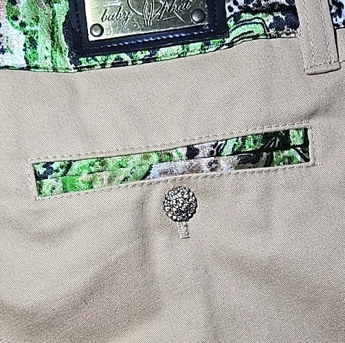 Pantalon Kaki Vintage Baby Phat Bootcut - Taille 11 (35 Pouces) - Neuf Avec étiquettes