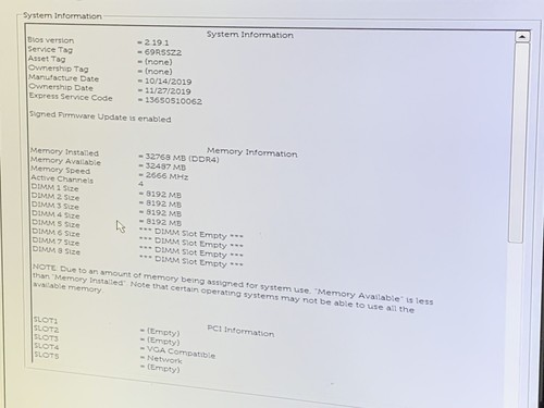 Dell Precision 5820 Tower Xeon W-2123 3.6GHz 32GB RAM NO HDD AMD NO OS Good - Picture 2 of 11