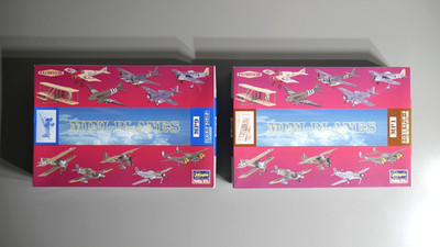 Lot of 2 Hasegawa Mini Planes 1/400 Wright Kittyhawk #MP1 & 1/160 Lysander #MP9