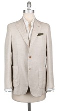 Luigi Borrelli Beige Silk Blend Sportcoat - LBSPT162661 