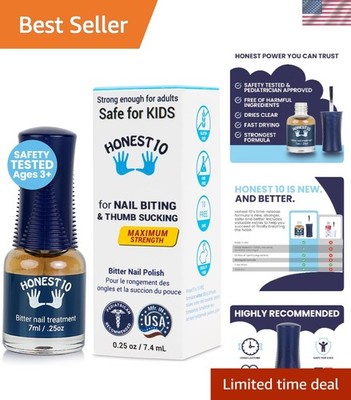 Break Nail Biting Habits with Honest10 - Lab Tested Bitter Polish for All Ages