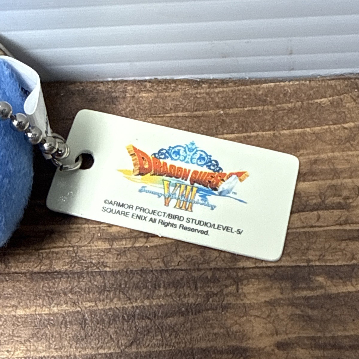 Square Enix Dragon Quest VIII 8 Slime Blue Keychain Cell Phone