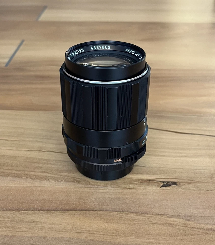 Asahi PENTAX SMC Takumar 120mm f2,8 M42 Offenblendmessung sehr selten - Bild 4 von 4