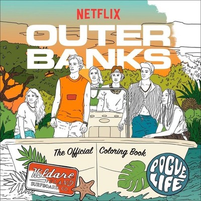 Outer Banks: The Official Coloring Book by Random House Worlds Paperback Book
