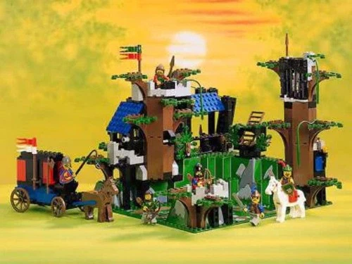 LEGO System Castle Dark Forest Fortress 6079 In 1996 Used Retired