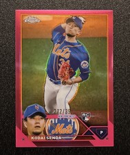 2023 Topps Chrome - Kodai Senga #217 Magenta Refractor /399 (RC)
