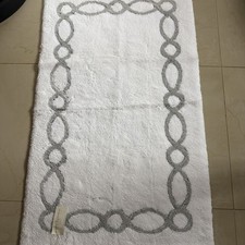 Abyss Habidecor Lor 992 Bath Rug 20" x 31" White Platinum Egyptian Cotton