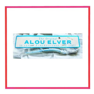  Alou Elver Swimbait Blue 7'' ¾oz Plastic Fresh Saltwater Fishing Lure