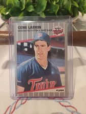1989 Fleer - Gene Larkin #117 - Minnesota Twins