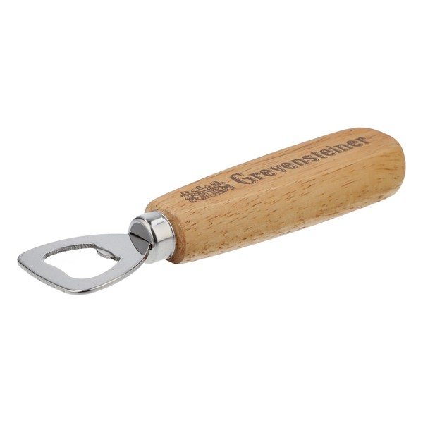 Grevensteiner Retro FlaschenöFfner Kapselheber HuböFfner Echtholz Griff-image