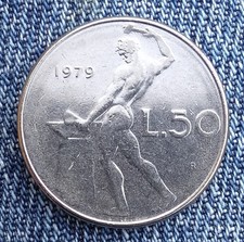 Vendo 50 Lire Dio Vulcano Del 1979