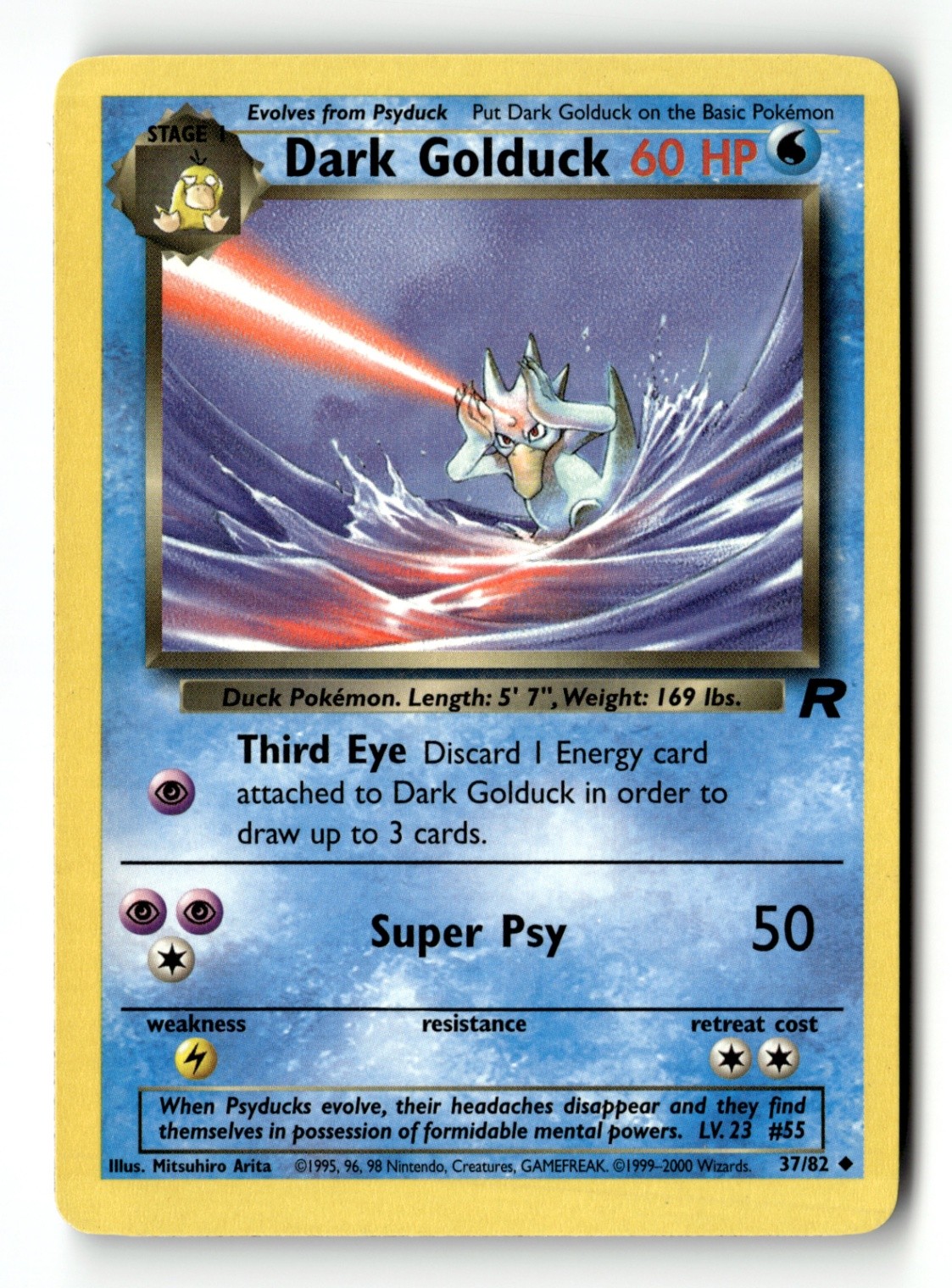 Dark Golduck Uncommon Team Rocket 37/82 NM