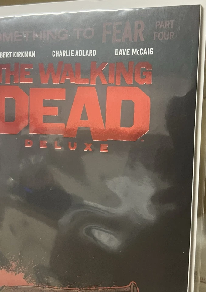 THE WALKING DEAD Deluxe #100 Red Foil Lucille Variant 2024 Kirkman 500 MADE RARE - Image 3 of 4