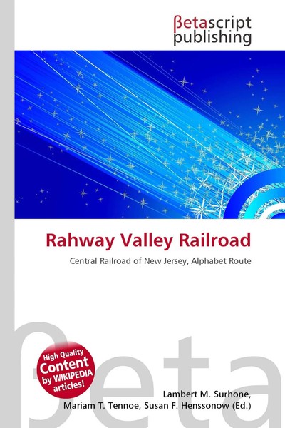Lambert M. Surhone (U. A.) | Rahway Valley Railroad | Taschenbuch | Englisch-image