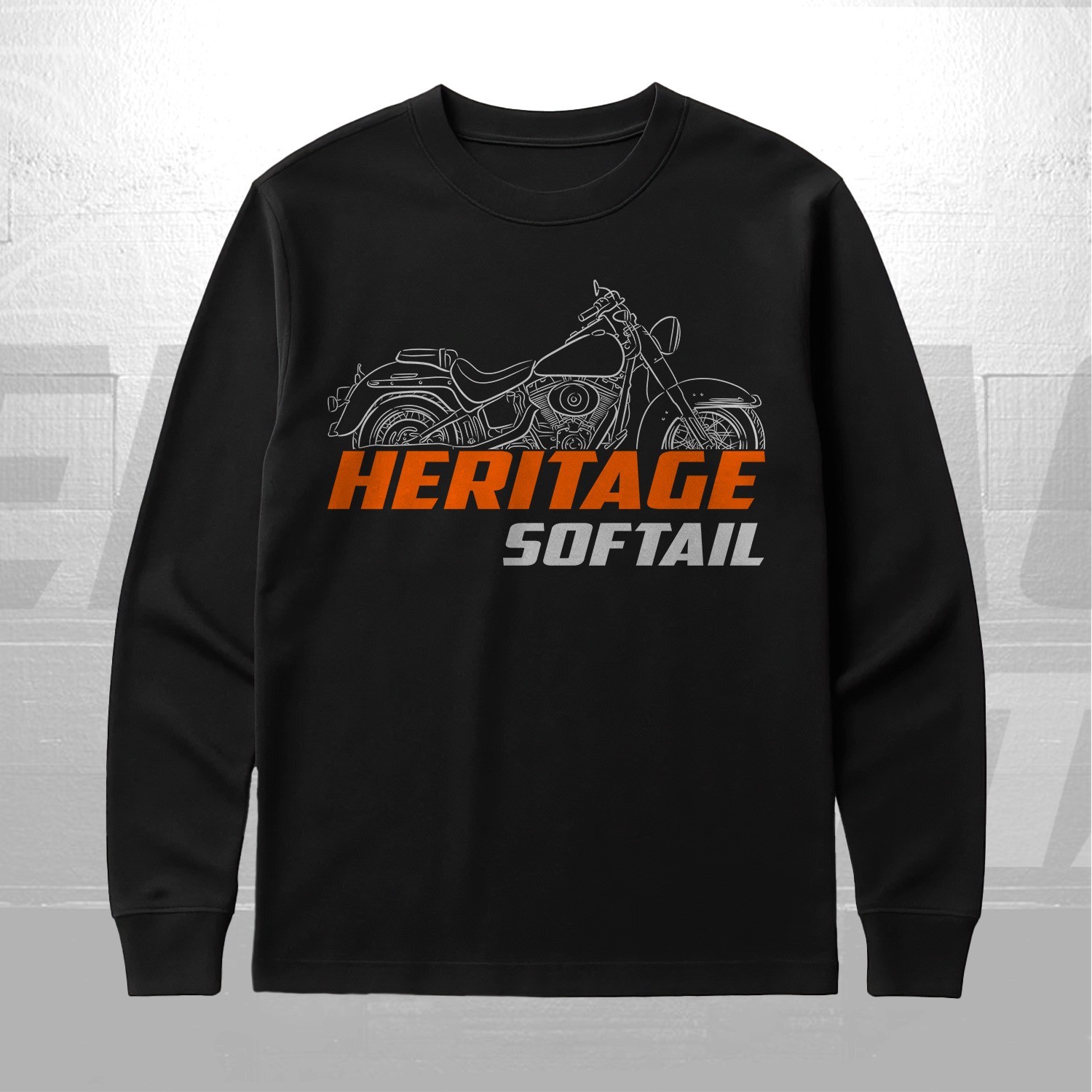 Harley-Davidson FLST & FLSTI Heritage Softail - Long Sleeve T-shirt
