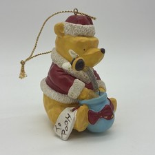 VTG Winnie The PoohChristmas Santa Ornament Disney MCFClassic Honey Pot With Bee