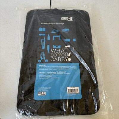 Cocoon Grid-It Large Black Elastic Organizer Grid System