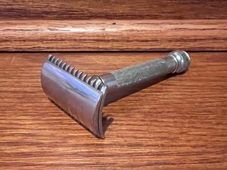 Gillette Vintage Metal Safety Razor Open Comb Design WWI 1920s 1930s