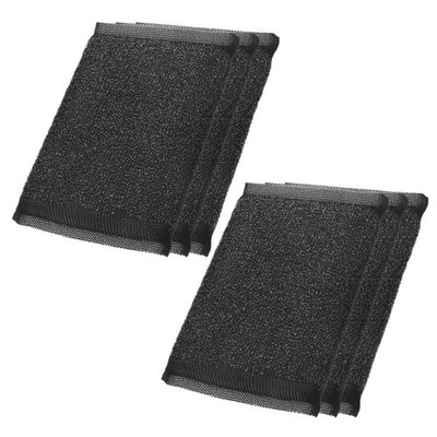 6 Pcs Schwarze Stahlwollschwämme Wiederverwendbarer Küchenschwamm