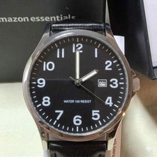 Amazon Essentials Men's Brown and Black Watch